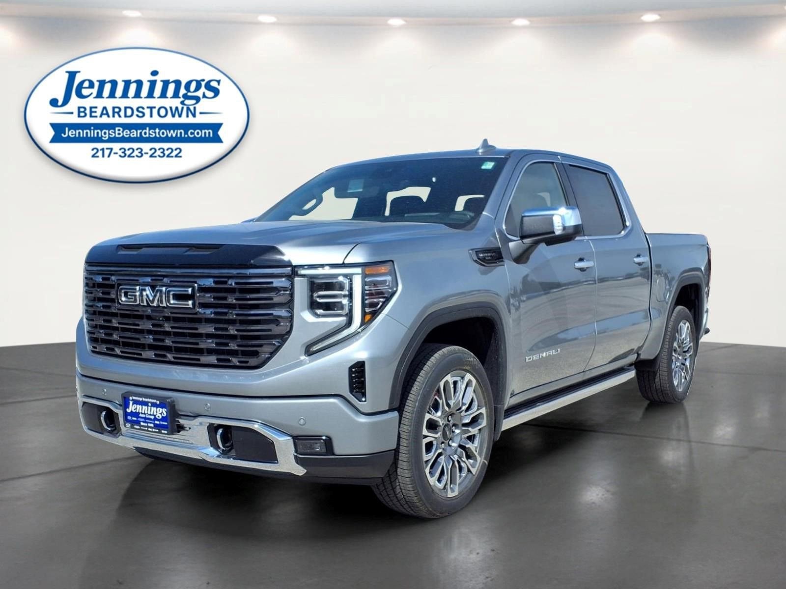 2026 GMC Sierra 1500 Denali Ultimate in Sterling Metallic — front three-quarter view